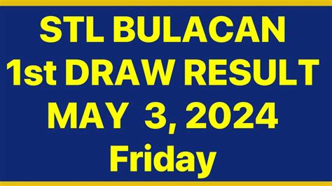 stl result today bulacan